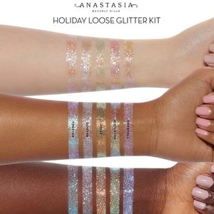 Brand New Anastasia Loose Glitters Kit + Adhesive Set Limited Edition